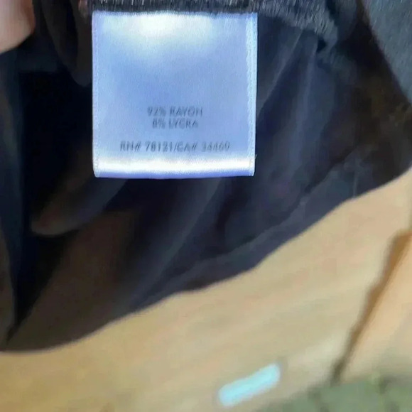 Eileen Fisher black stretch tank top size medium - Picture 3 of 6